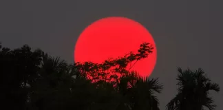 sol vermelho