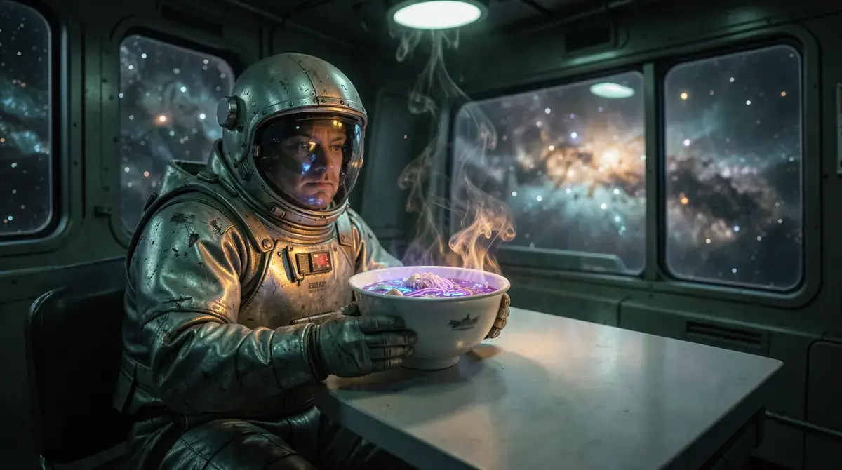 Ramen Alienígena e Ficção Científica: Quando a Comida do Futuro Encontra o Drama Humano