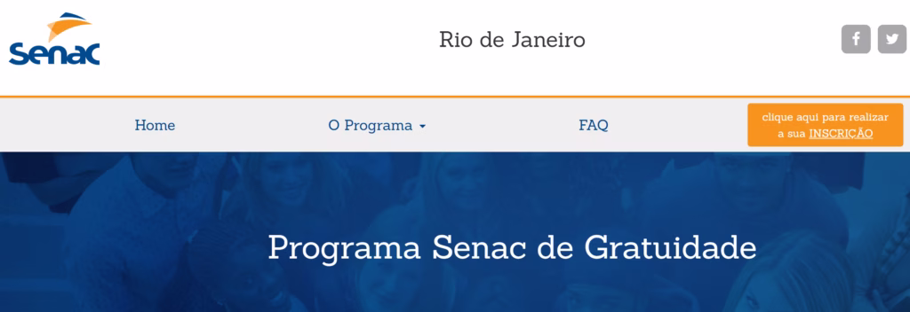 menu senac